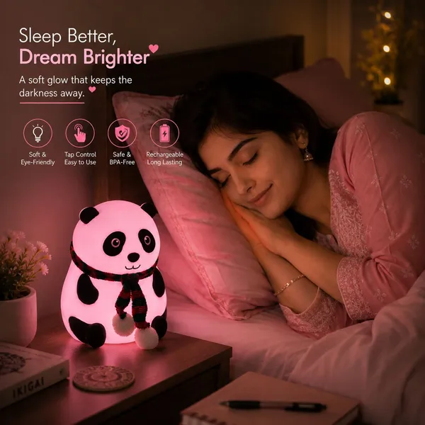 Mischip_Enterprises_Panda_Night_Lamp_for_Kids,_Silicone_Touch,_USB_Rechargeable_7_Colour_LED_Gift_Night_Lamp_(12_cm,_Multicolor)