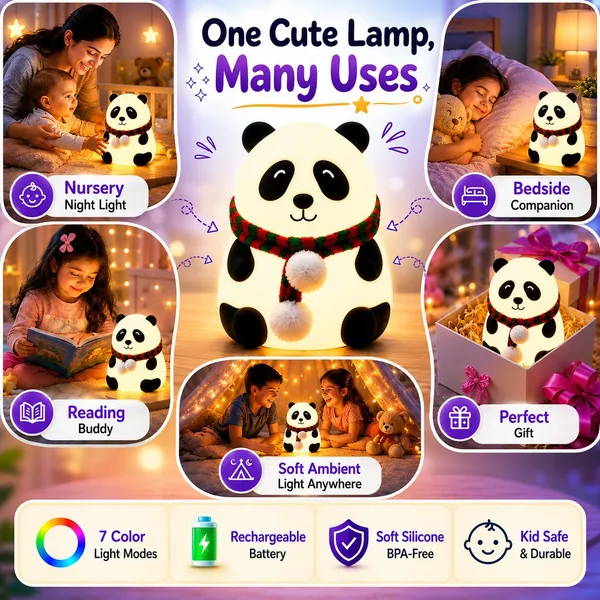Mischip_Enterprises_Panda_Night_Lamp_for_Kids,_Silicone_Touch,_USB_Rechargeable_7_Colour_LED_Gift_Night_Lamp_(12_cm,_Multicolor)