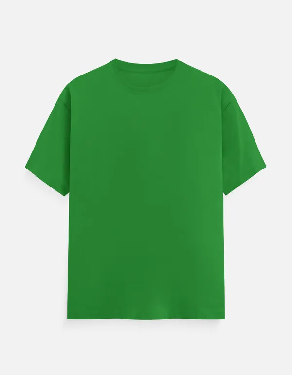 Green_Cotton_T-Shirt_For_Unisex