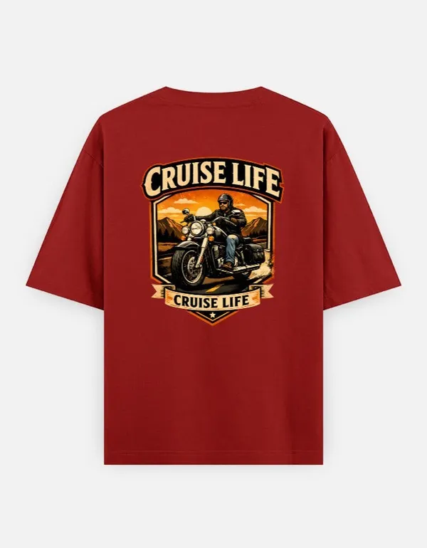 Red_Cotton_Oversized_T-Shirt_For_Men