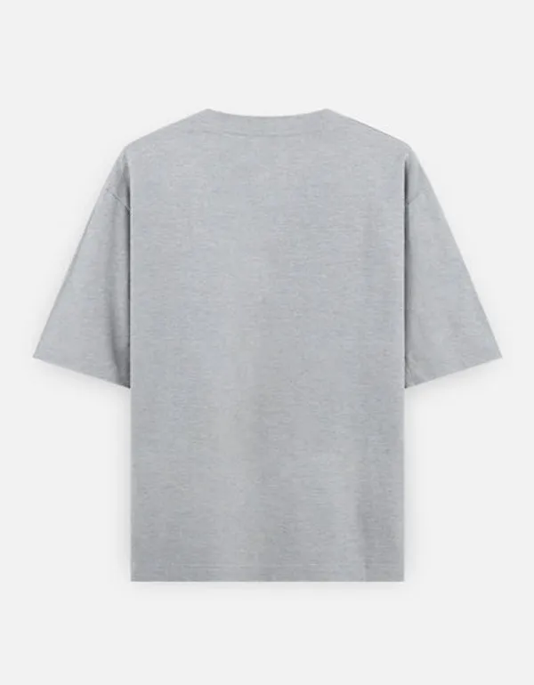 Melange_Grey_Cotton_Oversized_T-Shirt_For_Unisex