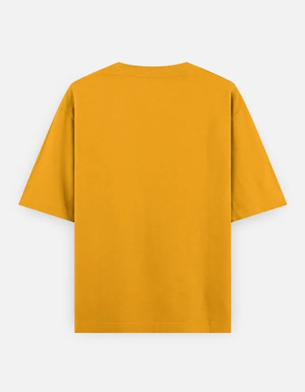Mustard_Yellow_Cotton_Oversized_T-Shirt_For_Women