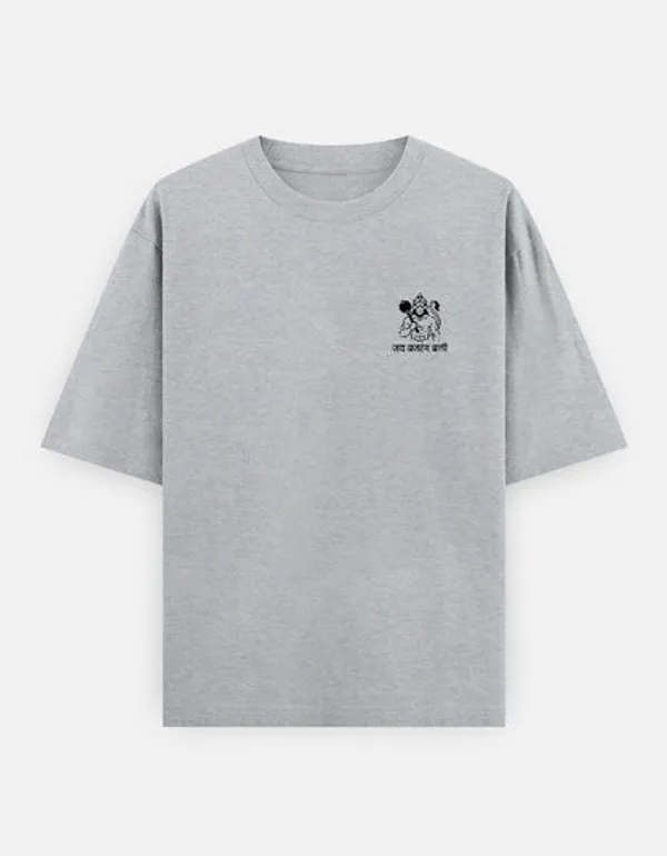 Grey_Melange_Cotton_Oversized_T-Shirt_For_Women