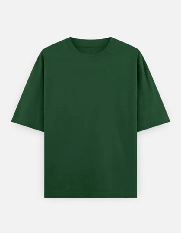 Green_Cotton_Oversized_T-Shirt_For_Men