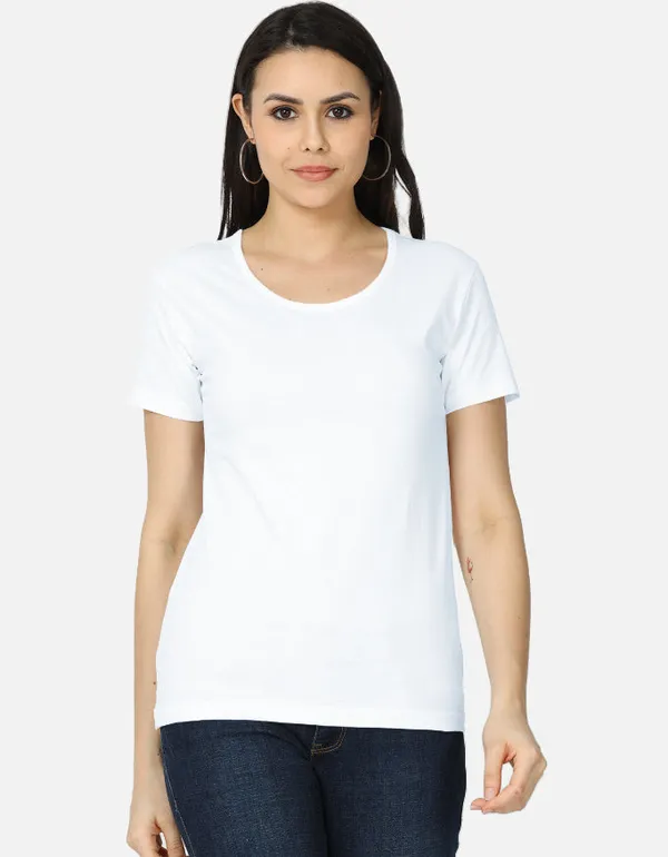 White_Cotton_T-Shirt_For_Women