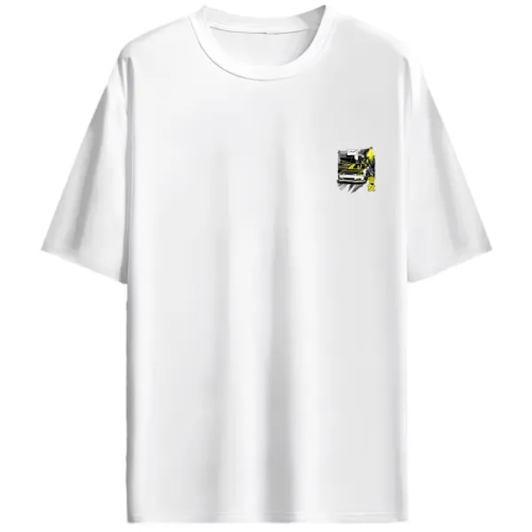 Honda_Civic_Coupe_Style_Yellow_Night_Run_Graphic_T-Shirt_-_White