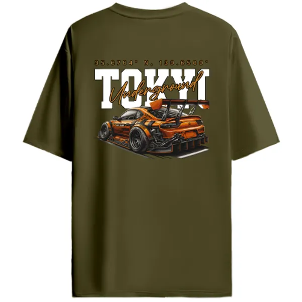Mazda_RX-7_FD_Style_Tokyo_Underground_Graphic_T-Shirt_-_Olive_Green