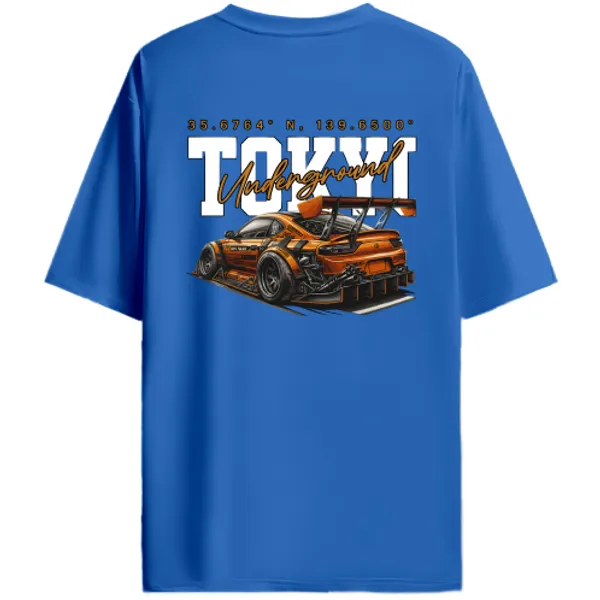 Mazda_RX-7_FD_Style_Tokyo_Underground_Graphic_T-Shirt_-_Royal_Blue