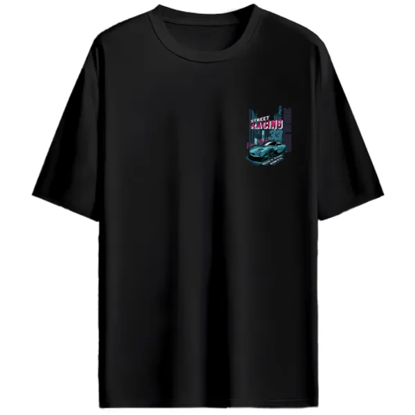 Mazda_RX-7_FD_Style_Street_Racing_33_Graphic_T-Shirt_-_Black