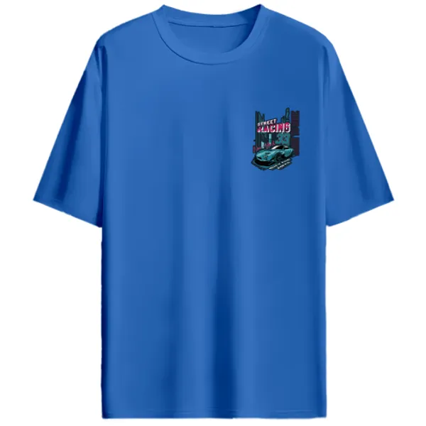Mazda_RX-7_FD_Style_Street_Racing_33_Graphic_T-Shirt_-_Royal_Blue