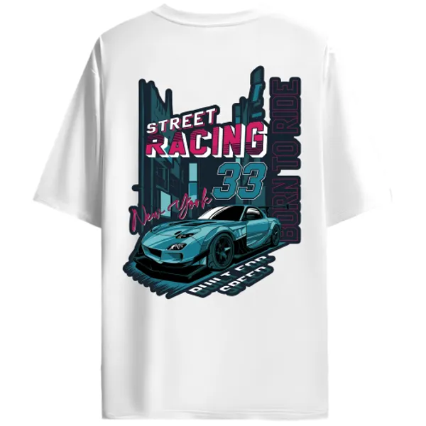 Mazda_RX-7_FD_Style_Street_Racing_33_Graphic_T-Shirt_-_White