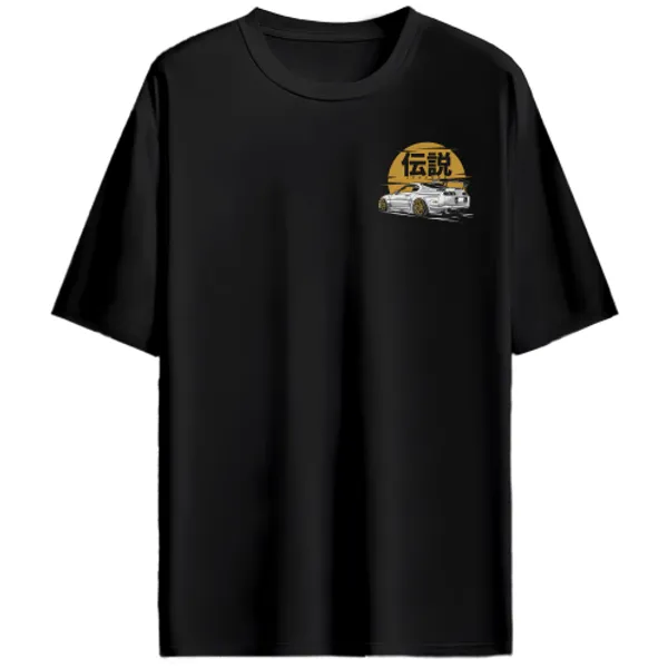 Nissan_Skyline_GT-R_R34_Godzilla_Red_Sun_Graphic_T-Shirt_-_Navy_Blue