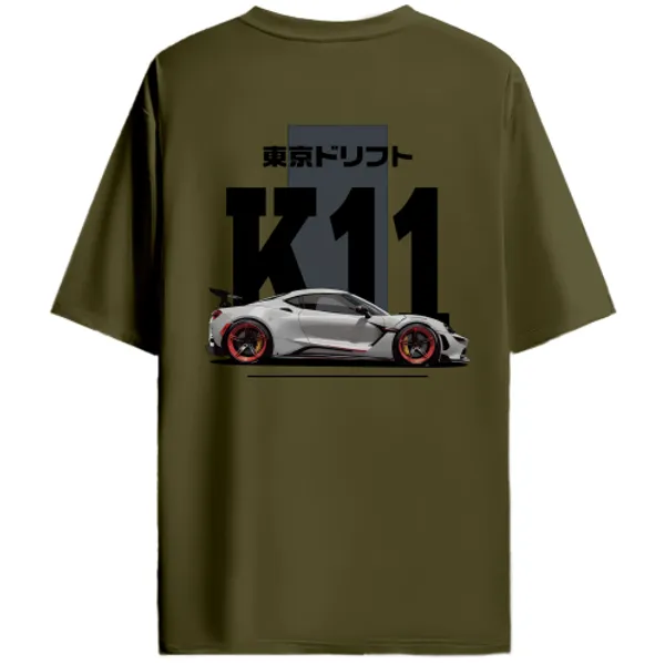 Huracan-Style_Supercar_K11_Tokyo_Drift_Graphic_T-Shirt_-_Olive_Green