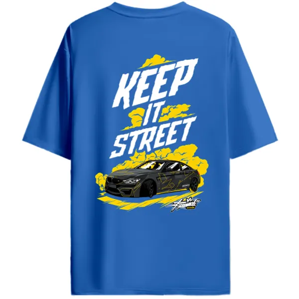 BMW_M4-Style_Coupe_Keep_It_Street_Graphic_T-Shirt_-_Royal_Blue