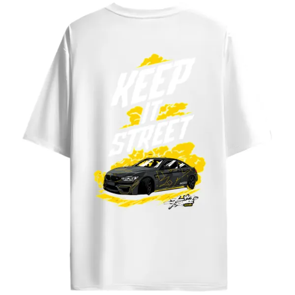 BMW_M4-Style_Coupe_Keep_It_Street_Graphic_T-Shirt_-_White