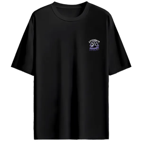 Mazda_RX-7_FD_Purple_Lets_Burn_It_Graphic_T-Shirt_-_Black
