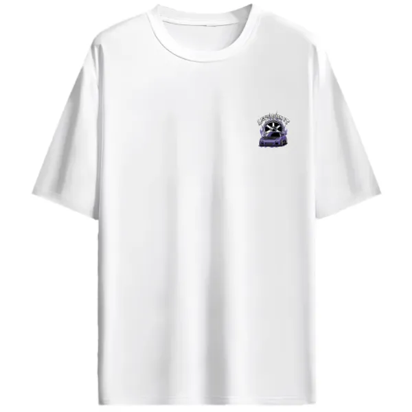 Mazda_RX-7_FD_Purple_Lets_Burn_It_Graphic_T-Shirt_-_White
