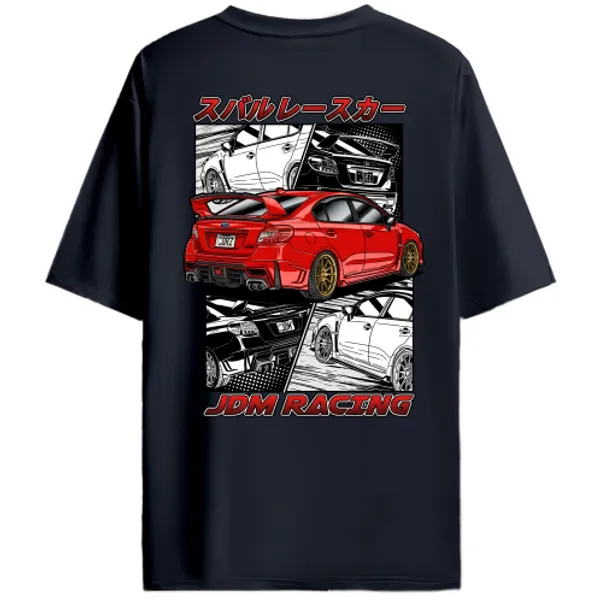 Subaru_WRX-Style_Sedan_JDM_Racing_Manga_Graphic_T-Shirt_-_Navy_Blue