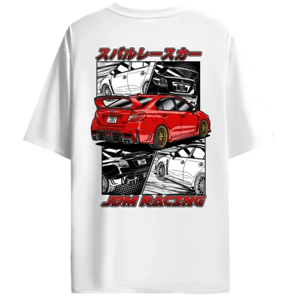 Subaru_WRX-Style_Sedan_JDM_Racing_Manga_Graphic_T-Shirt_-_White