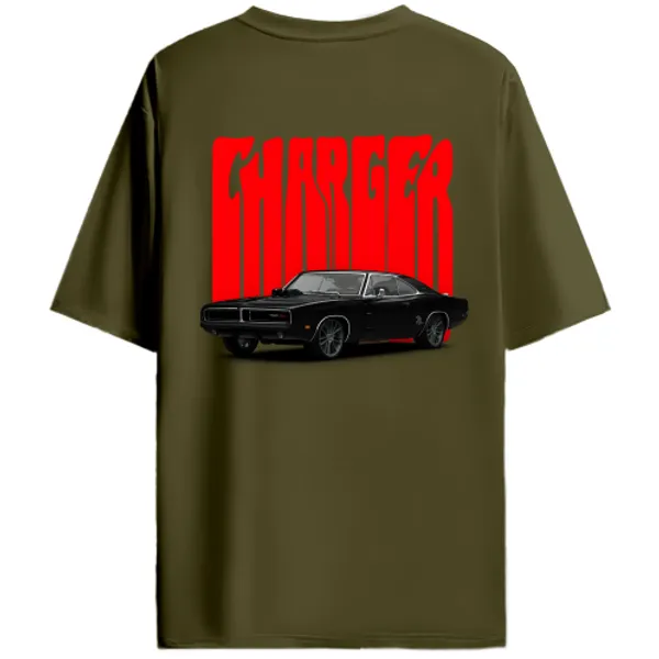 Dodge_Charger_Classic_Red_Charger_Graphic_T-Shirt_-_Olive_Green