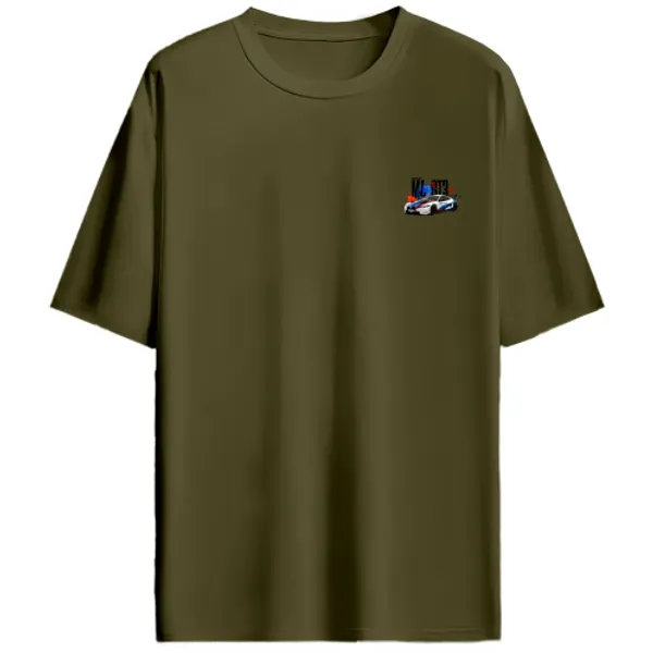 BMW_M4_GT3_EVO_Motorsport_Splash_Graphic_T-Shirt_-_Olive_Green