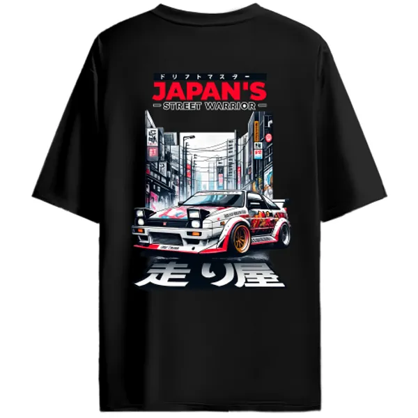 Toyota_AE86_Sprinter_Trueno_Japans_Street_Warrior_Graphic_T-Shirt_-_Black
