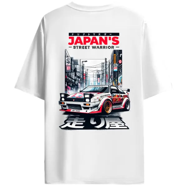 Toyota_AE86_Sprinter_Trueno_Japans_Street_Warrior_Graphic_T-Shirt_-_White