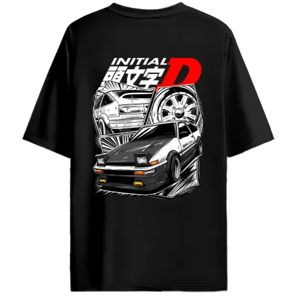 Toyota_AE86_Sprinter_Trueno_Initial_D_Manga_Graphic_T-Shirt_-_Black