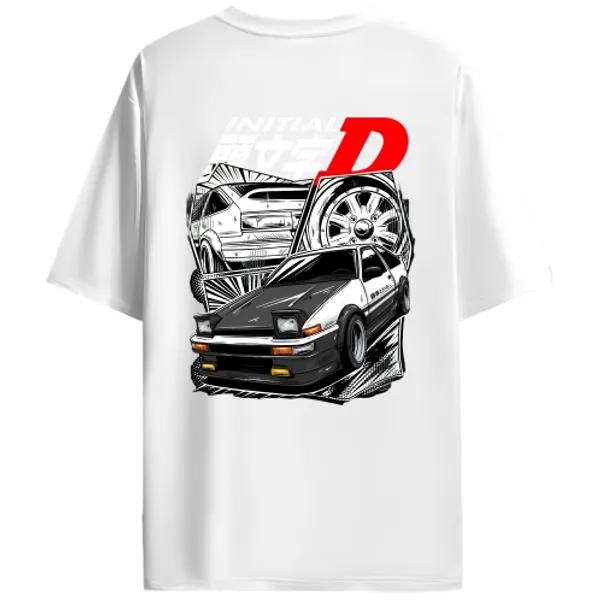 Toyota_AE86_Sprinter_Trueno_Initial_D_Manga_Graphic_T-Shirt_-_White