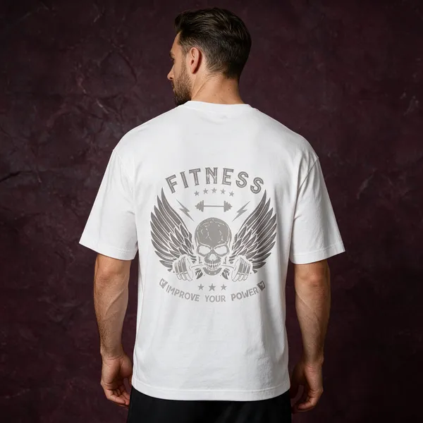 White_Cotton_Oversized_T-Shirt_For_Men