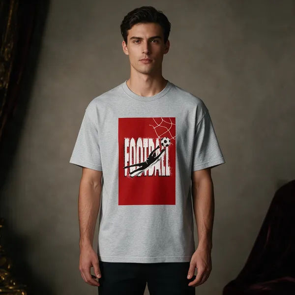 Grey_Cotton_Graphic_T-Shirt_For_Men