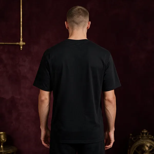 Black_Cotton_Graphic_T-Shirt_For_Men