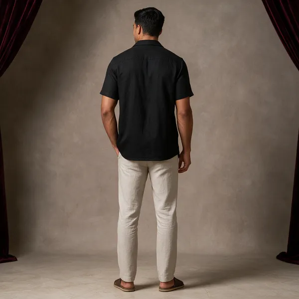 Black_Cotton_Oversized_Shirt_For_Unisex