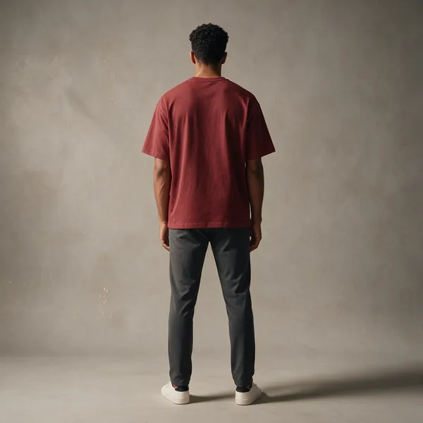 Red_Cotton_Graphic_T-Shirt_For_Unisex