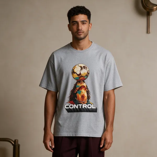 Grey_Cotton_Graphic_T-Shirt_For_Unisex