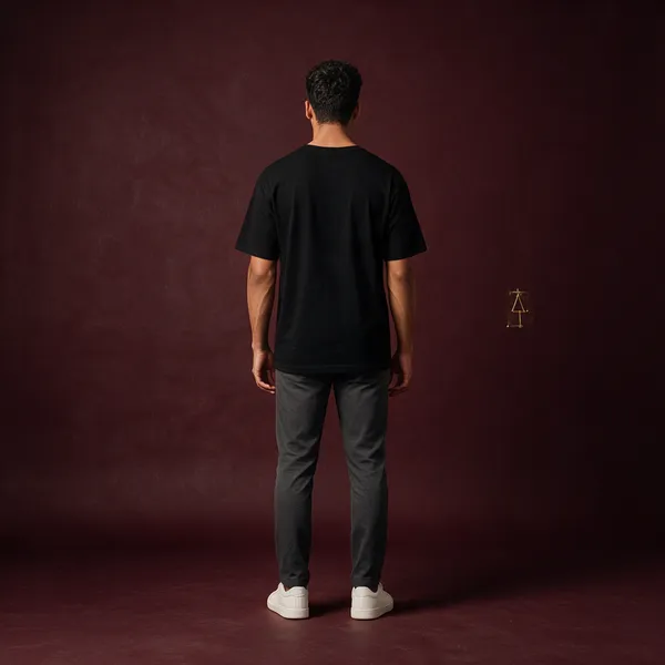 Black_Cotton_Graphic_T-Shirt_For_Unisex
