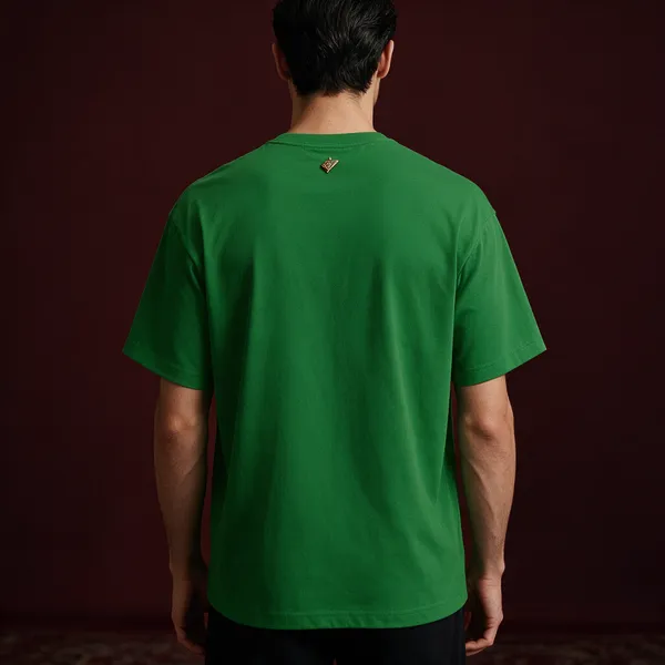 Green_Cotton_T-Shirt_For_Unisex