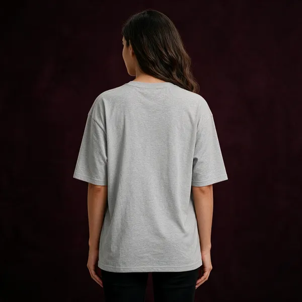 Grey_Melange_Cotton_Oversized_T-Shirt_For_Women