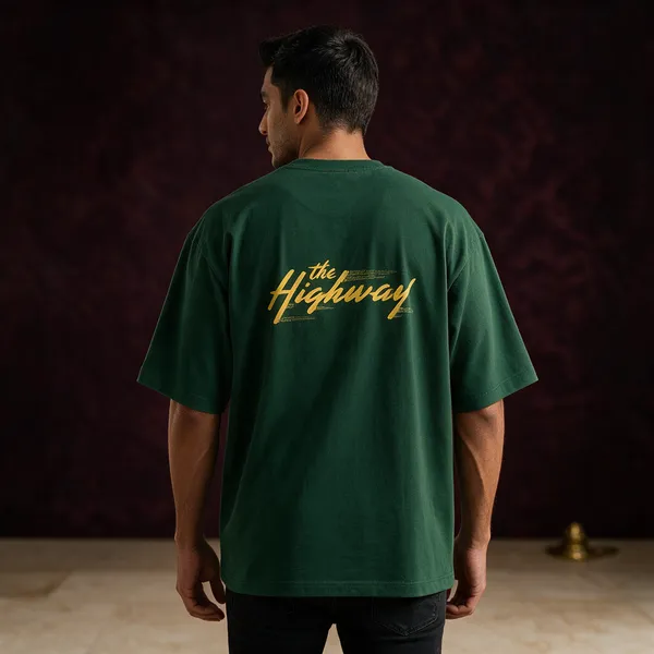Green_Cotton_Oversized_T-Shirt_For_Men