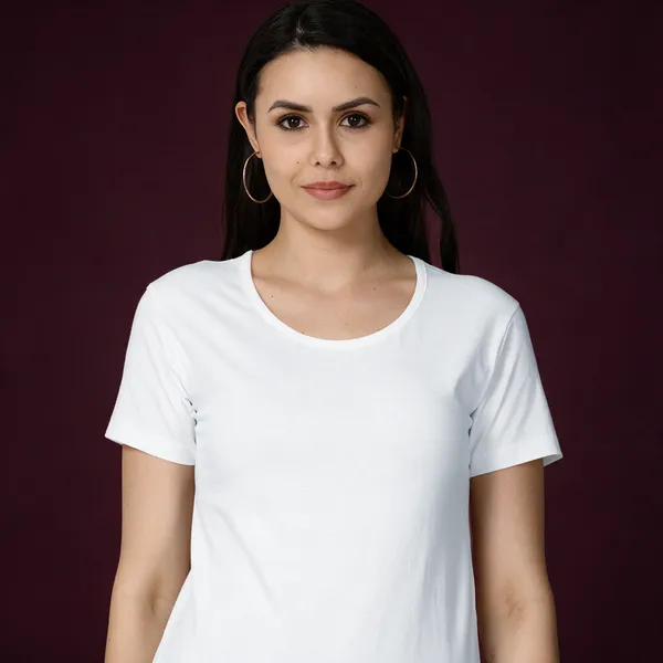 White_Cotton_T-Shirt_For_Women