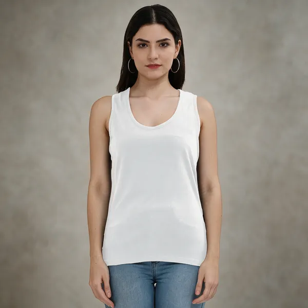 White_Cotton_Tank_Top_For_Women