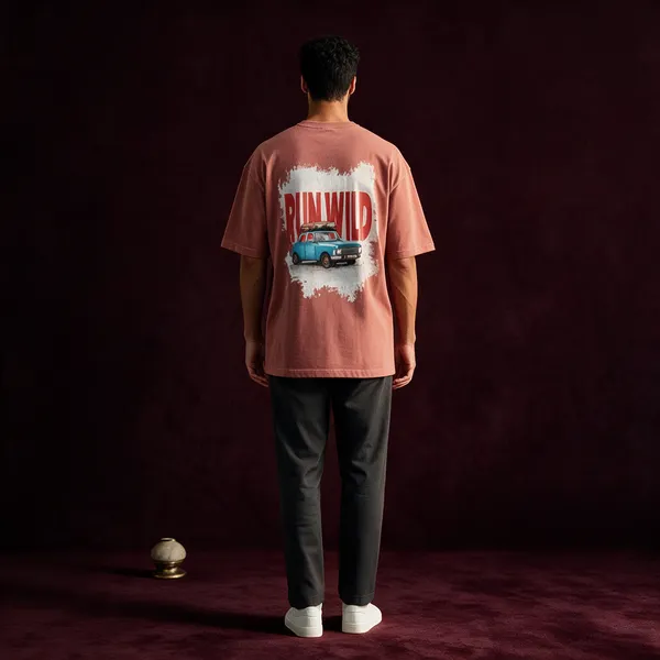 Peach_Cotton_Oversized_T-Shirt_For_Men