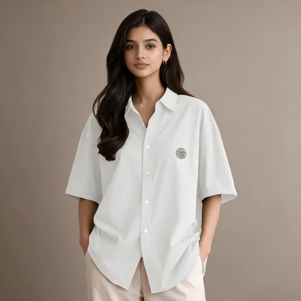 White_Cotton_Oversized_Shirt_For_Women
