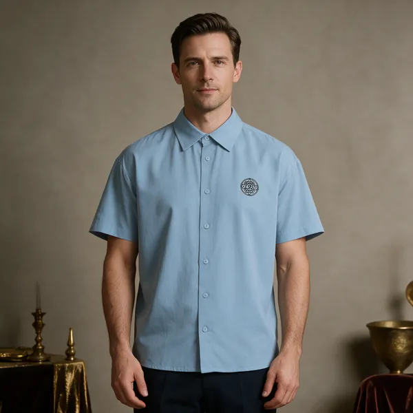 Blue_Cotton_Oversized_Shirt_For_Unisex