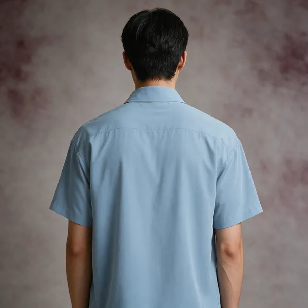 Blue_Cotton_Oversized_Shirt_For_Unisex