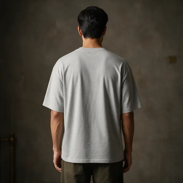 Grey_Cotton_T-Shirt_For_Unisex