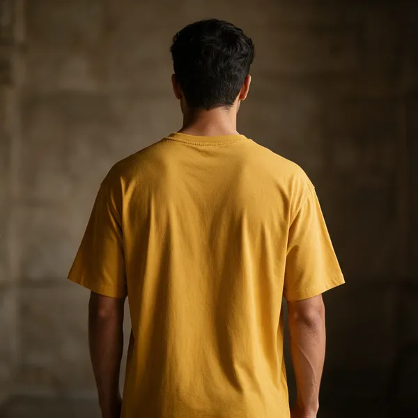 Mustard_Yellow_Cotton_Oversized_T-Shirt_For_Unisex