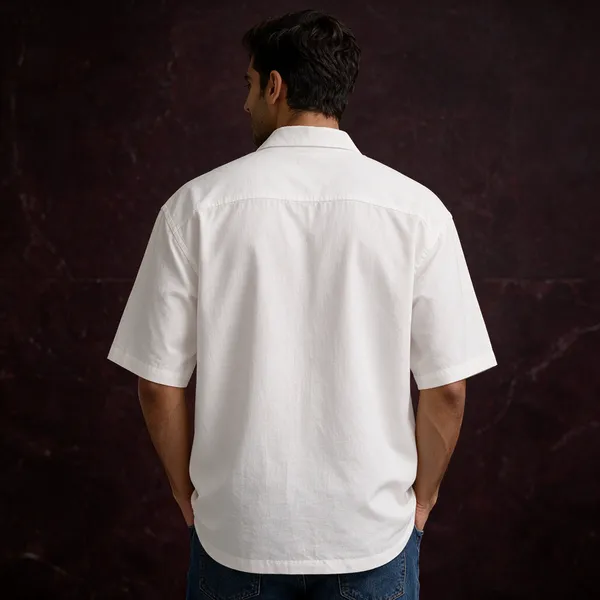 White_Cotton_Oversized_Shirt_For_Unisex