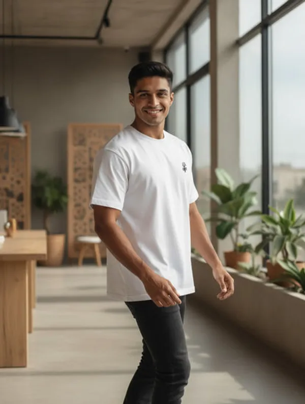 White_Cotton_Oversized_Shirt_For_Men