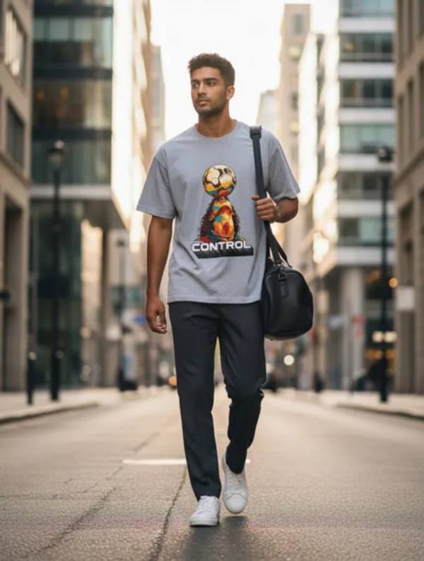 Grey_Cotton_Graphic_T-Shirt_For_Unisex